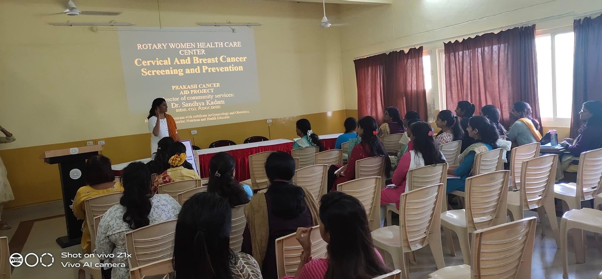 Breast and Cervical Cancer Awareness camp