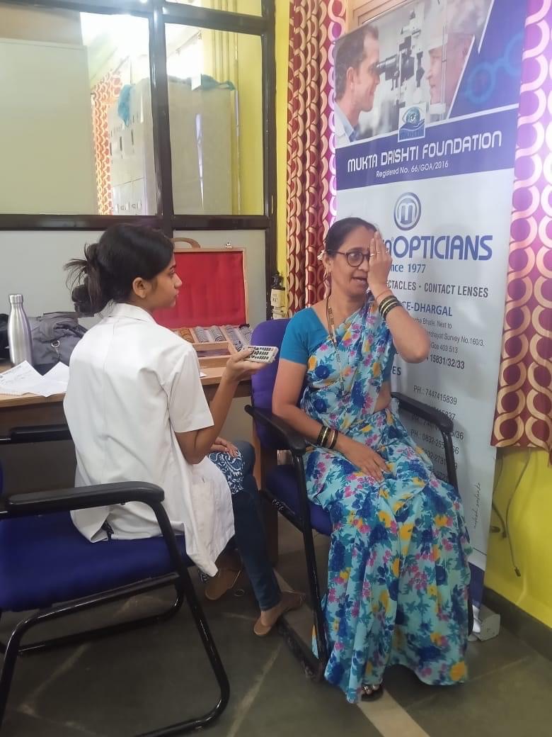 Eye Checkup at Vidya Prabhodhini School