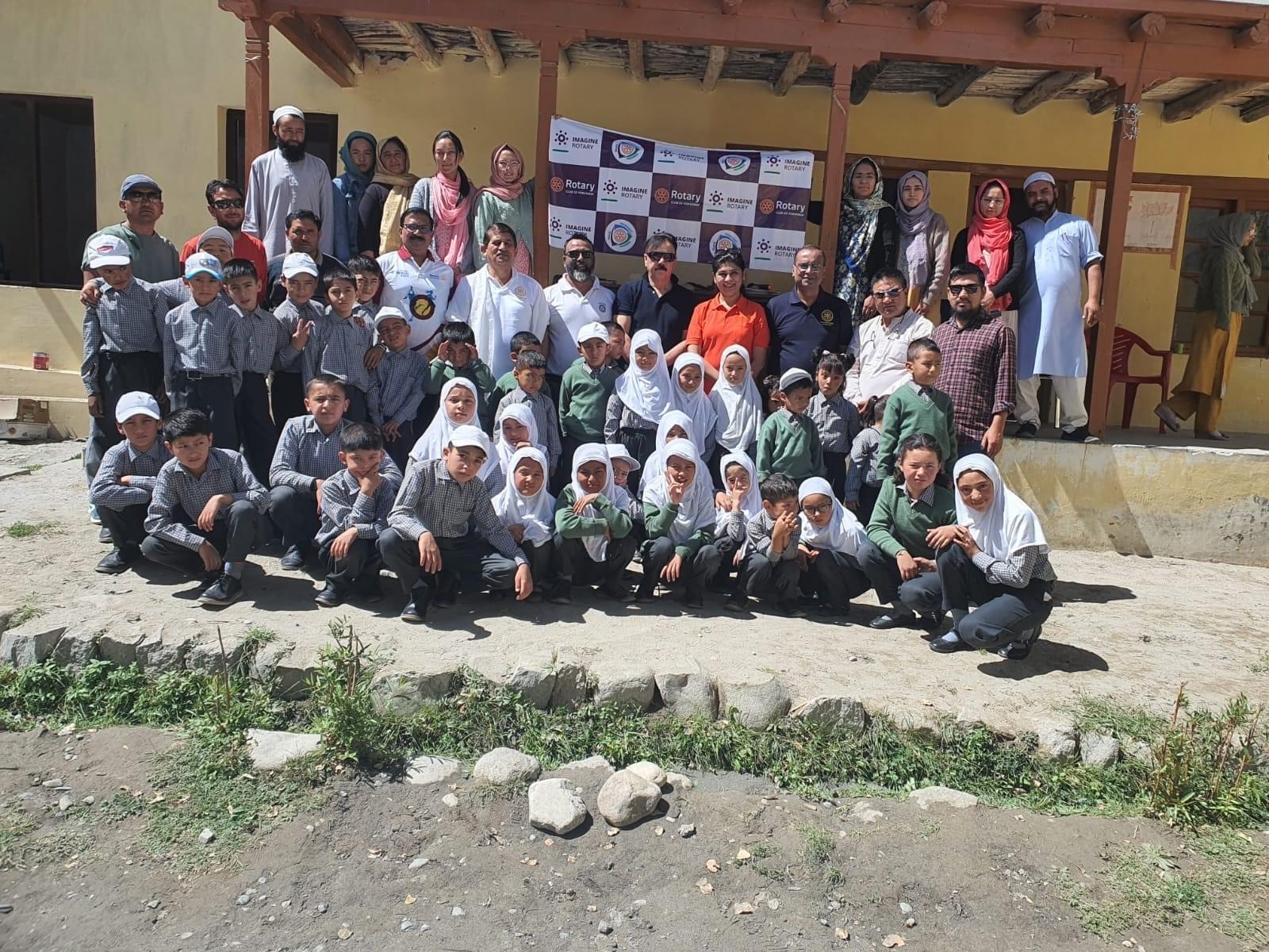 Donation of Benches and indoor Games