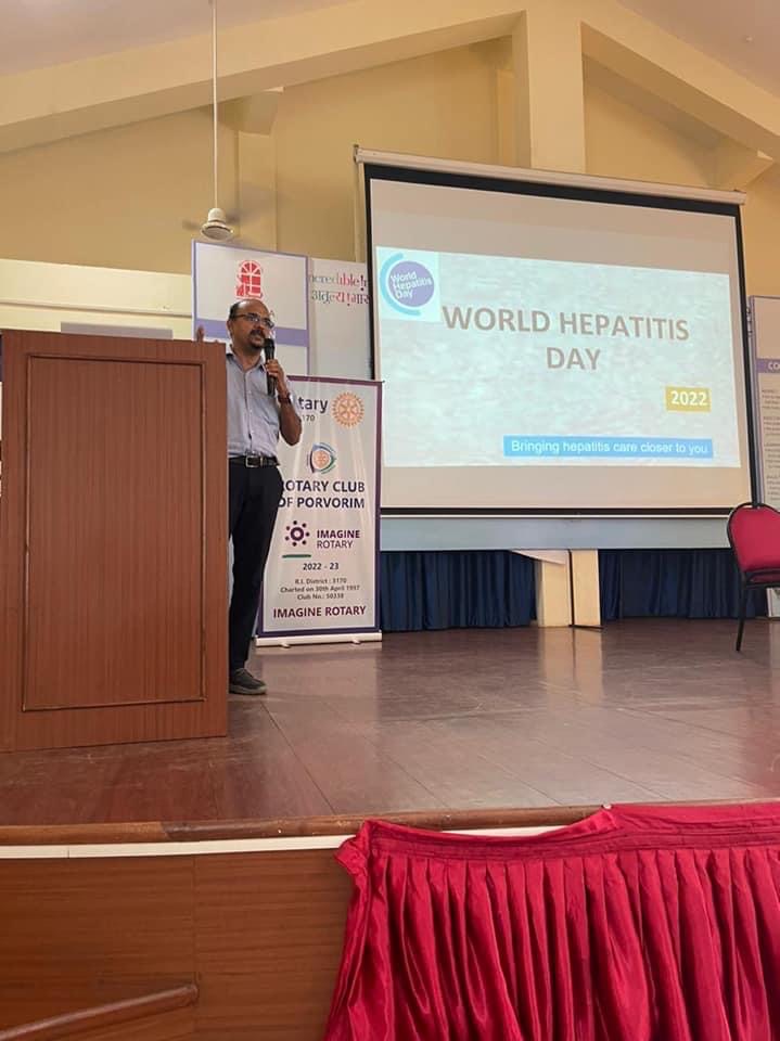 Awareness talk on World Hepatitis Day